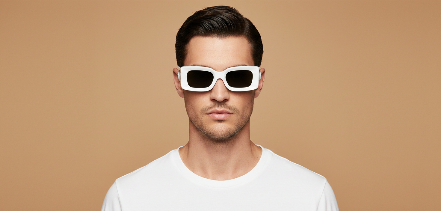 Modelo masculino llevando Gafas de Sol Versace VE4474U 314/87 52 20
