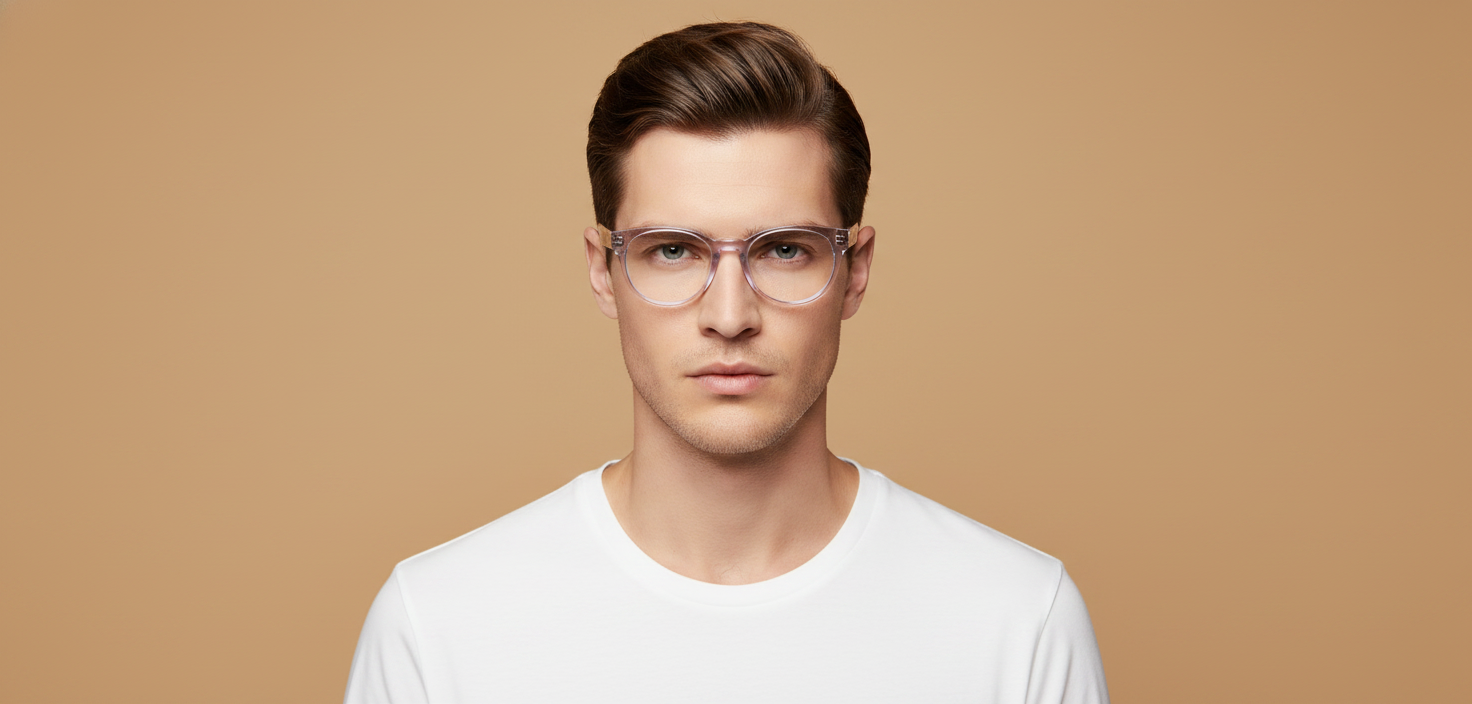 Modelo masculino llevando Gafas Graduadas Versace Kids VK3323U 5372 45 16